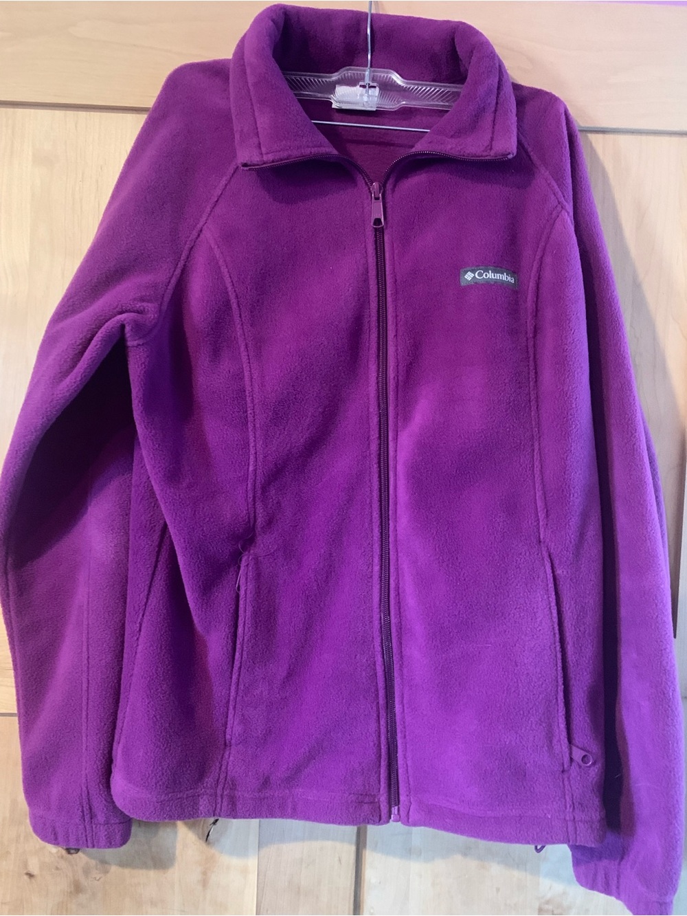 Women’s Columbia Benton Springs Purple Full-Zip Fleece Jacket